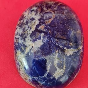 Lapis lazuli 220 cts stone/Chakra palm stone